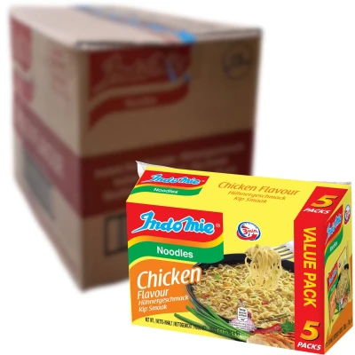 Afbeelding van INDOMIE Instant Noedels Kip 8 x 5 pack Voordeelverpakking