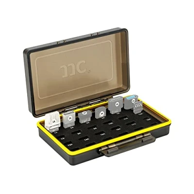 Afbeelding van JJC mini USB flashdrive opbergdoos voor 24 x SDCZ430 SDCZ33 sticks Samsung Netac PNY HP Kingston stickhouder stickbox