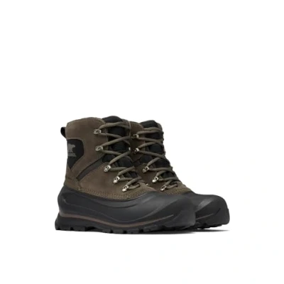 Afbeelding van Sorel Buxton LACE WP Veterboots, Heren, Maat: 41.5, Major/black Leer/ synthetisch