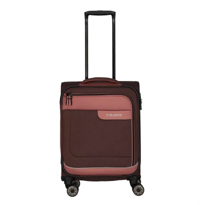 Afbeelding van Travelite Viia 4 Wheel Trolley S rose Zachte koffer