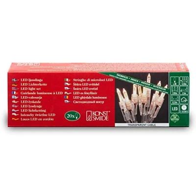 Afbeelding van Kerstboomverlichting led kerstverlichting binnen 20 lampjes 2.85
