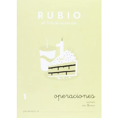 Afbeelding van Wiskundeschrift Rubio Nº1 A5 Spaans 20 Lakens (10 Stuks)