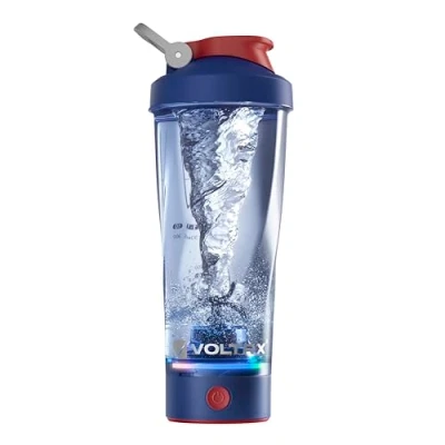 Afbeelding van VOLTRX Shaker Bottle (kleurenversie), Protein Upgrade IXP7 Waterdicht, USB C Elektrische Proteïne Krachtig voor Gladdere Eiwitshakes, BPA vrij, 600ml Cup