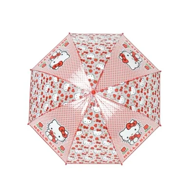 Afbeelding van Hello Kitty Transparante Paraplu voor Kinderen (48 cm)