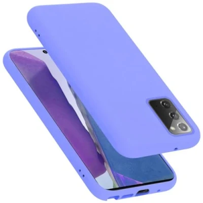 Afbeelding van Cadorabo Hoesje geschikt voor Samsung Galaxy NOTE 20 in LIQUID LICHT PAARS Beschermhoes gemaakt van flexibel TPU silicone Case Cover