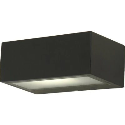 Afbeelding van LUTEC Gemini wandlamp voor buiten E27 Donkergrijs