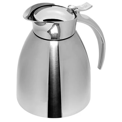Afbeelding van Emsa Eleganza thermoskan, 502663, inhoud 0.3 liter, Easy Open sluiting, 12 uur warm, 24 koud, roestvrij staal