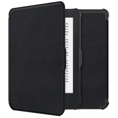 Afbeelding van Kobo Clara 2E Hoes: iMoshion Slim Soft Case Bookcase Zwart Kunstleder E Reader Hoezen