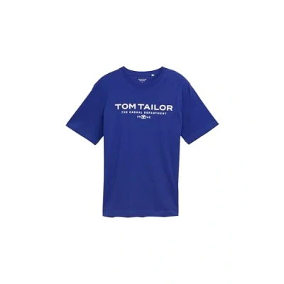 Afbeelding van TOM TAILOR T shirt voor heren, 25386 Crest Blue, XL