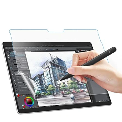 Afbeelding van MoKo 1 Pack Paper Screen Protector for Microsoft Surface Pro 11 2024, 10 / 9 8 X 13 Inch, Anti Glare &amp; Scratch Writable PET Film, Compatible with Pen, Matte