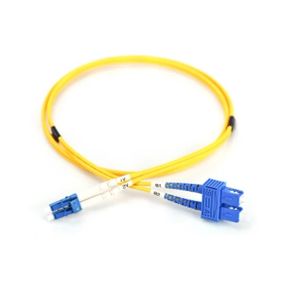Afbeelding van LWL OS2 Singlemode glasvezel Patchkabel LC / SC 10 M Netwerkkabel Computerkabel Kabel