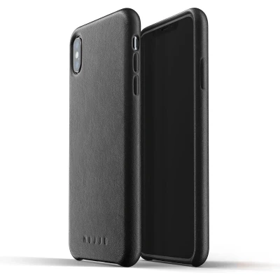 Afbeelding van MUJJO Leather Case iPhone XS Max zwart CS 103 BK