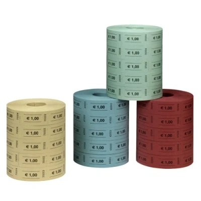 Afbeelding van Herlitz 10733368 Waardebonnen 1 Euro 5 x 1000 scheurbonnen