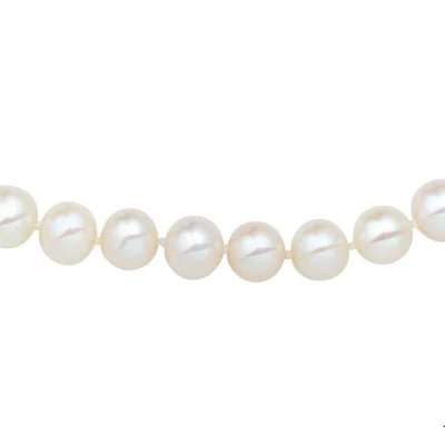 Afbeelding van Zilveren Ketting Parel 8 mm x 45 cm
