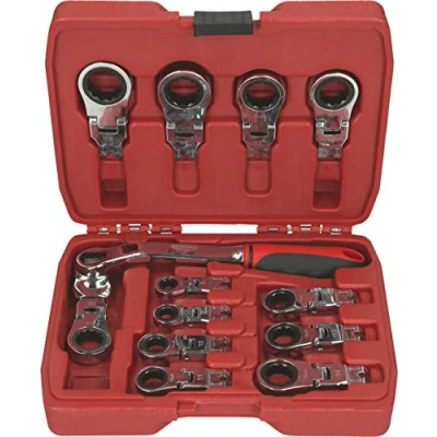 Afbeelding van KS Tools, Spanner, Ratelringsleutelset 13 delen