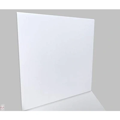 Afbeelding van Panelen van polystyreen, 50x50cm plafondpanelen, wandpanelen, decors, plafonds wandbekleding, 2 3 mm dik Puur piepschuim XPS (25m², 0814 Uni White)
