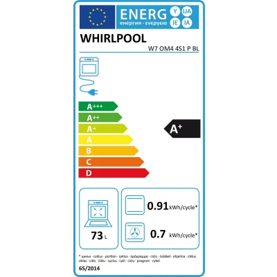 Afbeelding van Whirlpool W7 OM4 4S1 P BL