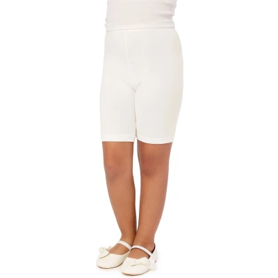 Afbeelding van Merry Style MS MS10 227 LE Meisjes Leggings Sport Vrijetijdsbroek Kort Katoen Sporbroek Yogabroek Ecru 122