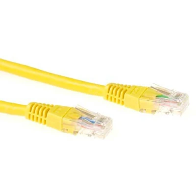 Afbeelding van ACT IB9805 LSZH U/UTP CAT6 Patchkabel Geel 5 meter