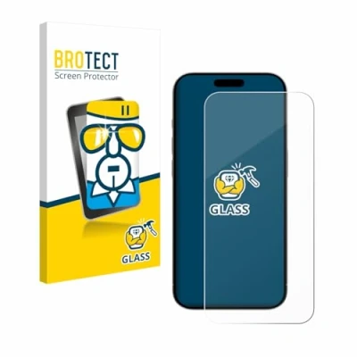 Afbeelding van BROTECT Tempered Glass Screen Protector voor Apple iPhone 15 Pro 9H Gehard Glas Scherm Beschermer