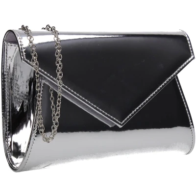 Afbeelding van SwankySwans Dames Lenny Clutch, One Size, zilver, Size