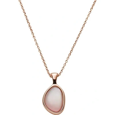 Afbeelding van Skagen Agnethe Ketting Rose goldcoloured, Dames, Maat: One Size, gold coloured