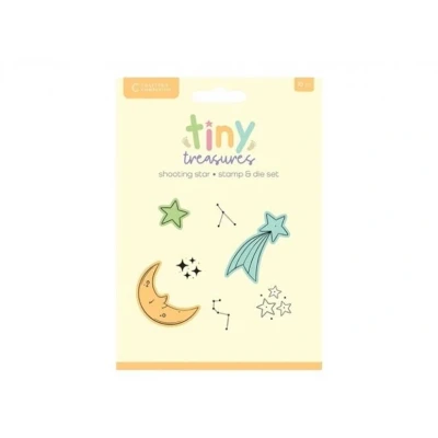 Afbeelding van CC Tiny Treasures Collection Clearstamp/Snijmal Shooting Star