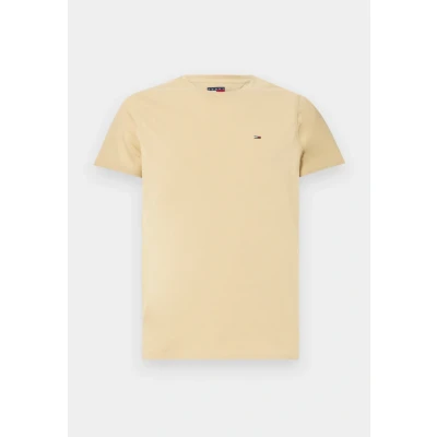 Afbeelding van Tommy Jeans SLIM TEE Tshirt basic, Heren, Maat: 44, Relic tan