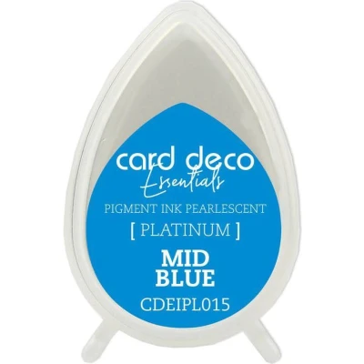 Afbeelding van Card Deco Essentials Pigment Ink Pearlescent Mid Blue