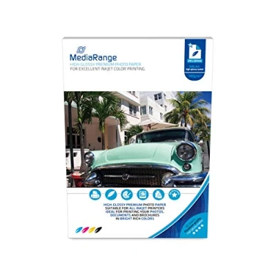Afbeelding van MediaRange photo papier high glossy A4, 180 gr/m2, 50 vel