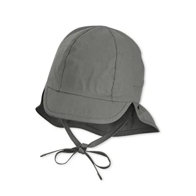 Afbeelding van Sterntaler Peaked cap met nekbescherming donkergroen