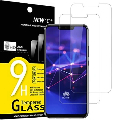 Afbeelding van NEW&#039;C 2 Stuks, Screen Protector voor Huawei Mate 20 Lite, Honor Play, Gehard Glass Schermbeschermer Film 0.33 mm ultra transparant, resistent