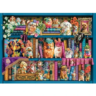 Afbeelding van Ravensburger Kostbare porseleinen pups 500 stukjes legpuzzel Stevig, verblindingsvrij ontwerp FSC gecertificeerd duurzaam product