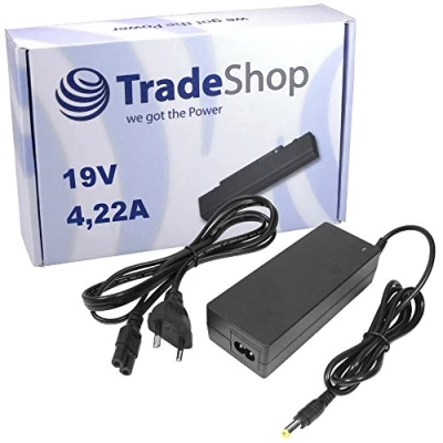 Afbeelding van Trade Shop Vervanging voor Laptop Oplader Fujitsu Siemens Lifebook E751 E780 E781 E8020 E8020D E8110 E8210 E8310 Premium Notebook Power Supply Oplaadkabel Adapter 19V 4,22A 80W incl. stroomkabel