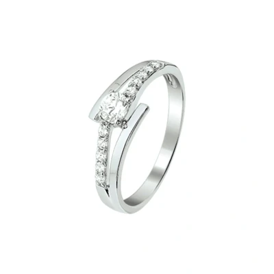 Afbeelding van Zilver Gerhodineerde Ring zirkonia 1325189 14.00 mm (44)