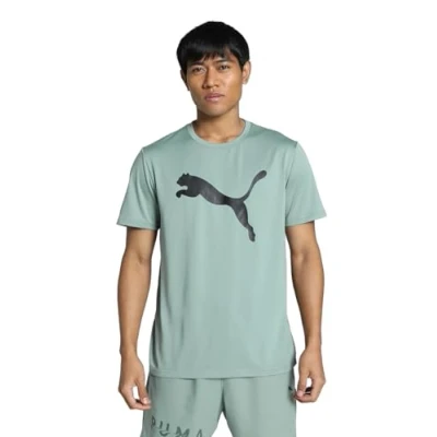 Afbeelding van Puma TAD Essentials Solid CAT TEE Sport Tshirt, Heren, Maat: XXL, Green moon