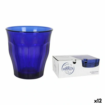 Afbeelding van Glazenset Duralex Picardie Blauw Kristal 6 Onderdelen 250 ml (12 Stuks)