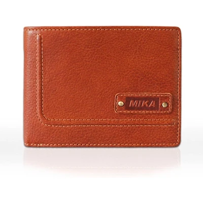 Afbeelding van Portefeuille Mika cognac leer. 9,5x12x2,5cm JU 14111002