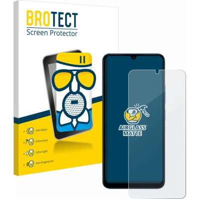 Afbeelding van BROTECT Antireflecterende Glas Screen Protector Mat voor Xiaomi Redmi 13C Schermbeschermer [Beschermglas Folie niet Gehard Glas]