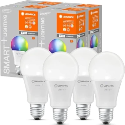 Afbeelding van LEDVANCE SMART+ WIFI LED lamp, frosted look, 9.5W, 1055lm, Pakje van 4