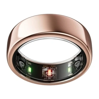 Afbeelding van Oura Gen3 Smartring Horizon maat 10, Rose Gold Wearable die slaap, hartslag en conditie bijhoudt Batterij gaat tot 7 dagen mee Voor iOS + Android Controleer je met de maatset