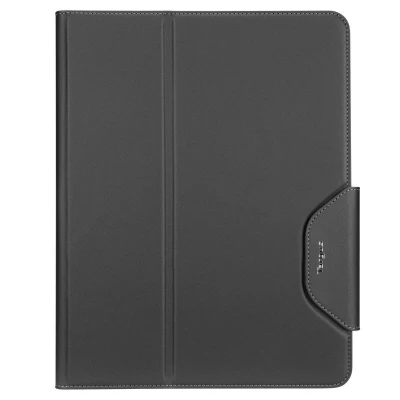 Afbeelding van Apple iPad Pro 12.9 (2020) Hoes: Targus VersaVu Bookcase Shockproof/Valbescherming Zwart Kunstleder Tablet Hoezen