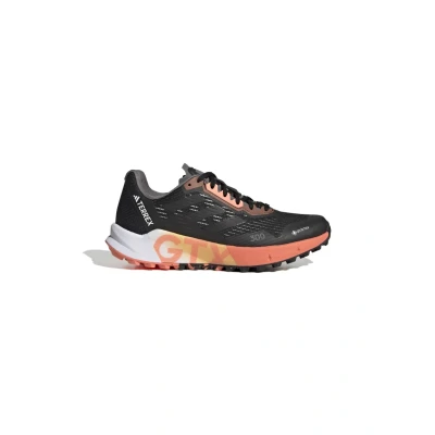 Afbeelding van Adidas Terrex Agravic FLOW 2 Goretex Running Shoes Trail hardloopschoenen core black coral fusion, Dames, Maat: 38 Kunststof/ textiel