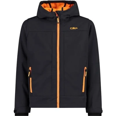 Afbeelding van CMP Softshell Hoodie Antracite flame Maat Kinder_EU 116