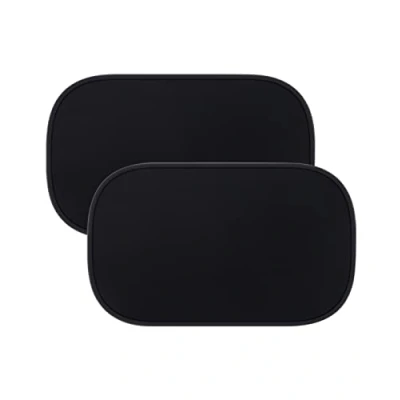 Afbeelding van Nuvance Zonnescherm Auto Baby 2 Stuks met UV Protectie voor en Kind Zonwering Zijruiten Zelfklevend One Size Zwart
