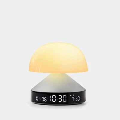 Afbeelding van Lexon Mina Sunrise digitale wekker 11 cm Zilver