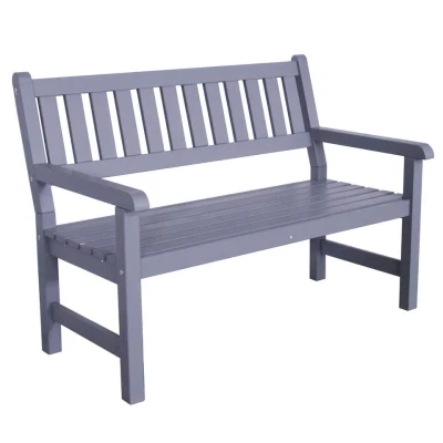 Afbeelding van SenS Line Bordeaux Tuinbank 126cm 2 zits Grijs