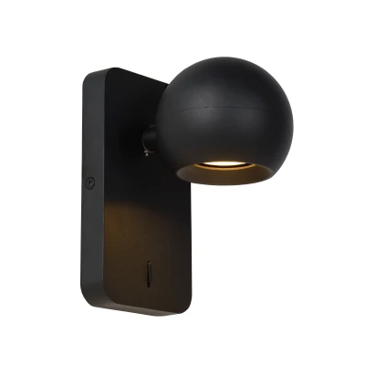 Afbeelding van Lucide FAVORI Wandspot 1xGU10 Zwart