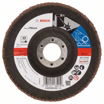 Afbeelding van Bosch Accessories 2608606922 Power Tools Lamellenschijf Diameter 125 mm 1 stuk(s)