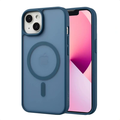 Afbeelding van Apple iPhone 14 MagSafe Hoesje Kunststof imoshion Hardcase/Backcover Donkerblauw Telefoonhoesje